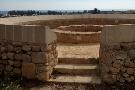 Развалины античного театра в Като Пафосе